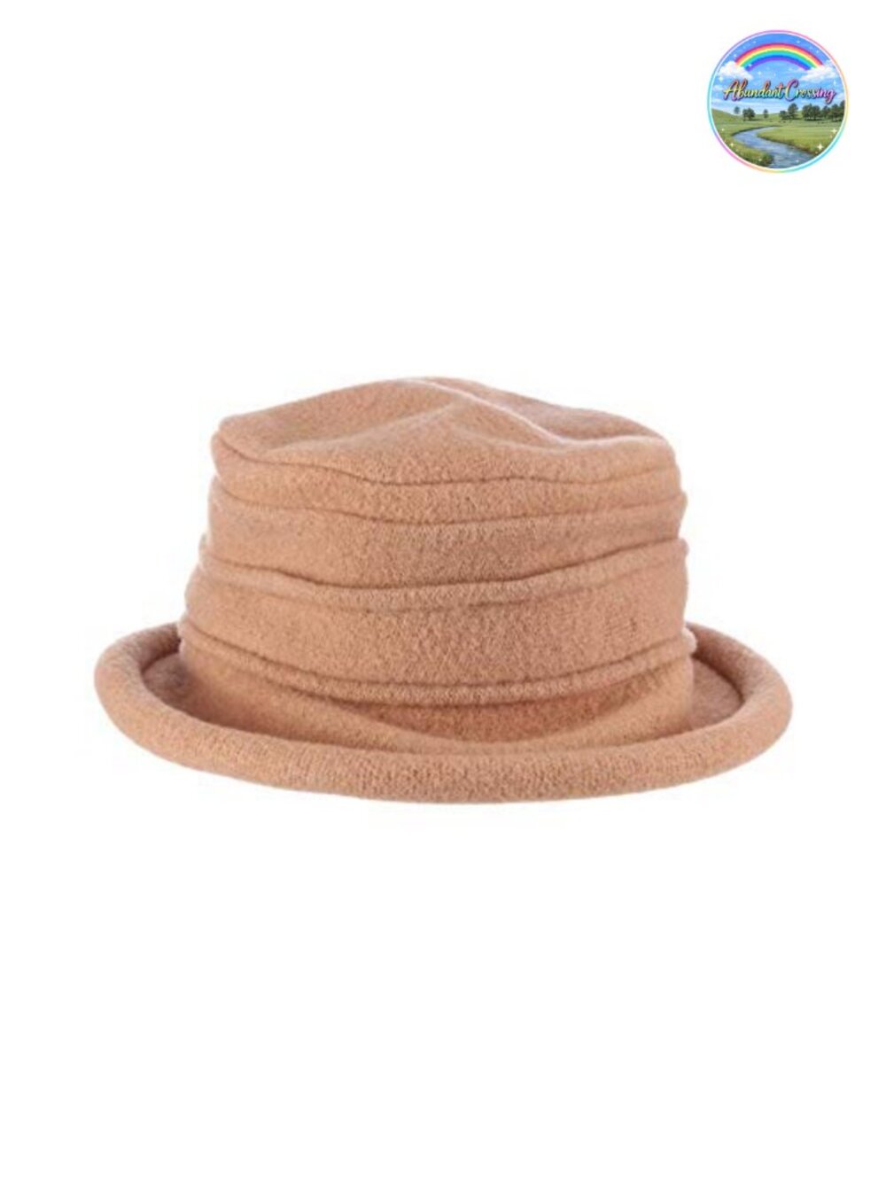 Boiled 100% Wool Cloche Hat Packable Bucket Style Warm Winter